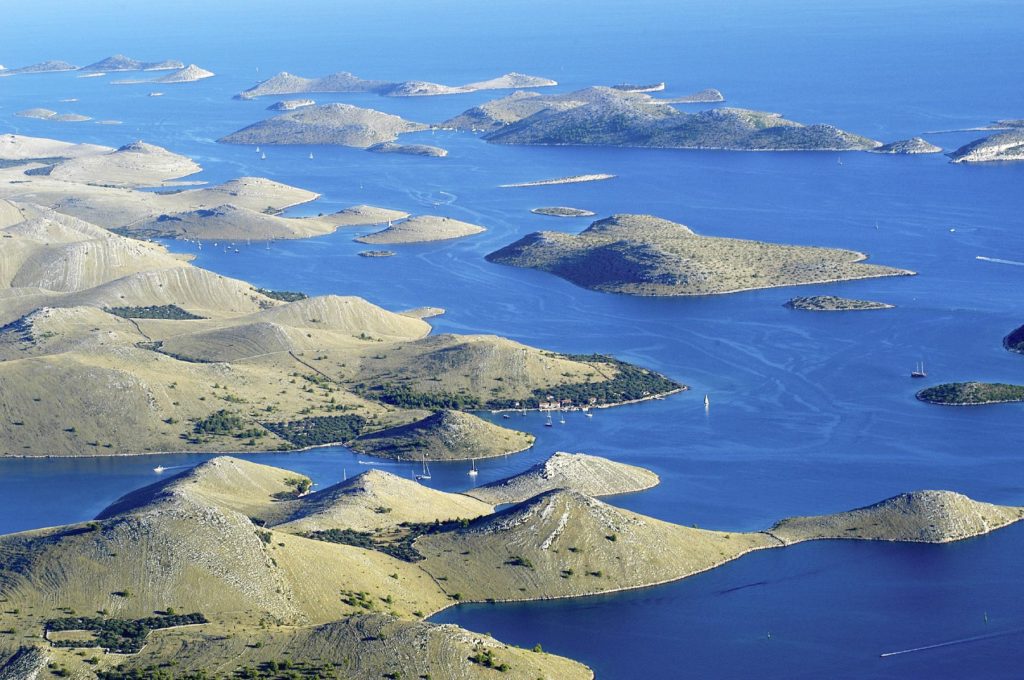De Kornati eilanden in Kroatië