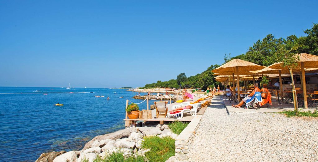 Camping Bijela Uvala aan zee in Kroatië