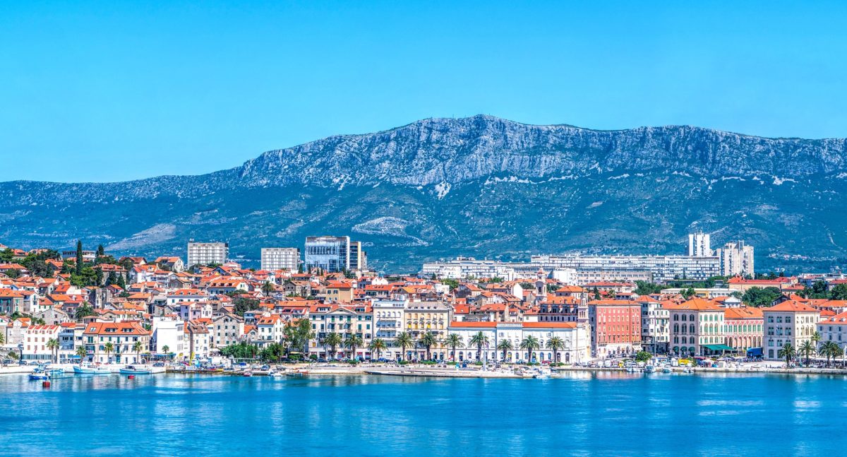 De stad Split in Kroatië