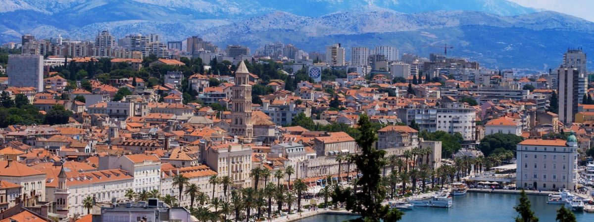 De stad Split in Kroatië