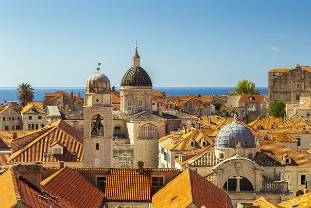 De stad Dubrovnik in Kroatië