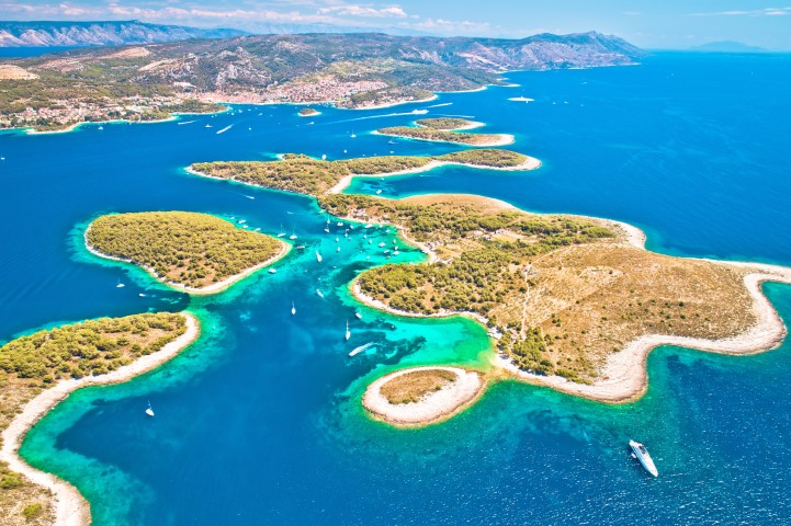 De pakleni eilanden in Kroatië
