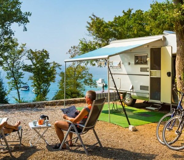 staanplaatsen boeken op de camping in kroatie