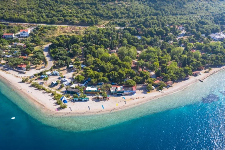 camping perna orebic in dalmatie overview
