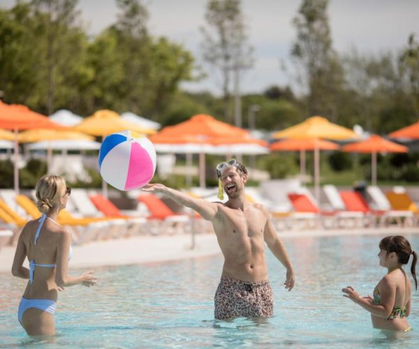 Zwembad vermaak op Camping Arena grand kazela in kroatie vlakbij pula