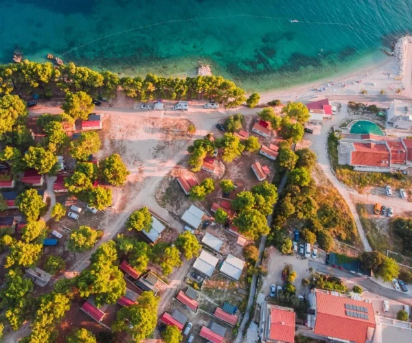 camping dole in dalmatie overview