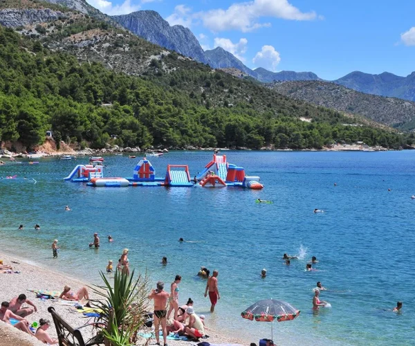 camping dole in dalmatie strand