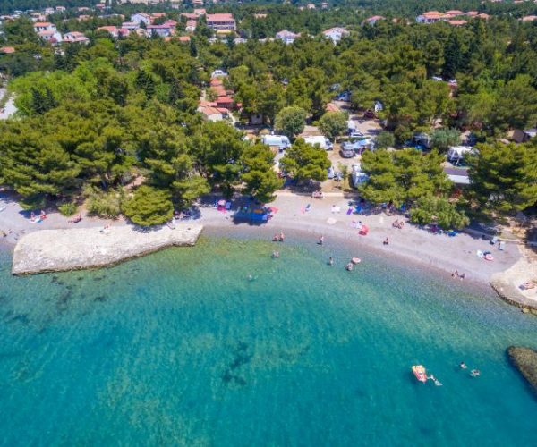 Camping Paklenica strand Kroatie