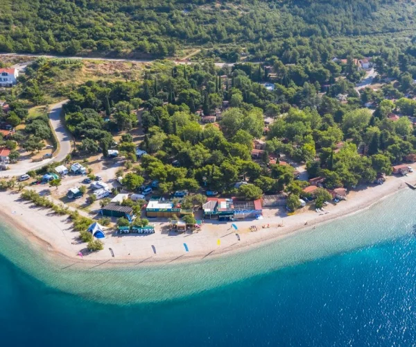camping perna orebic in dalmatie overview