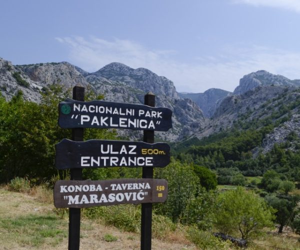 Nationaal park paklenica in kroatie