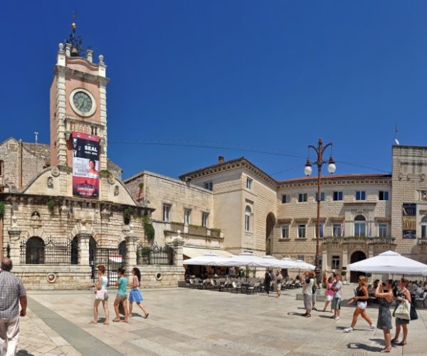 Zadar plein kroatie